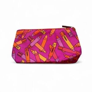 Clinique Lipstick Print Makeup Bag